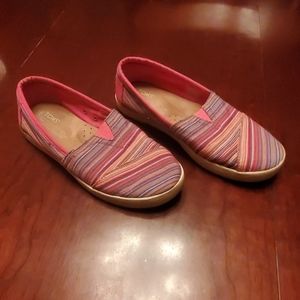 TOMS slip on shoes, size 7.5